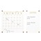 Martha Stewart Grayson Acrylic Wall Calendar & Notes Board Set W/ Marker & Mntng Hrdwr, Clear W/ Gold Print BR-ACS-284545-GD-2-CLRGLD-MS - alternate 9